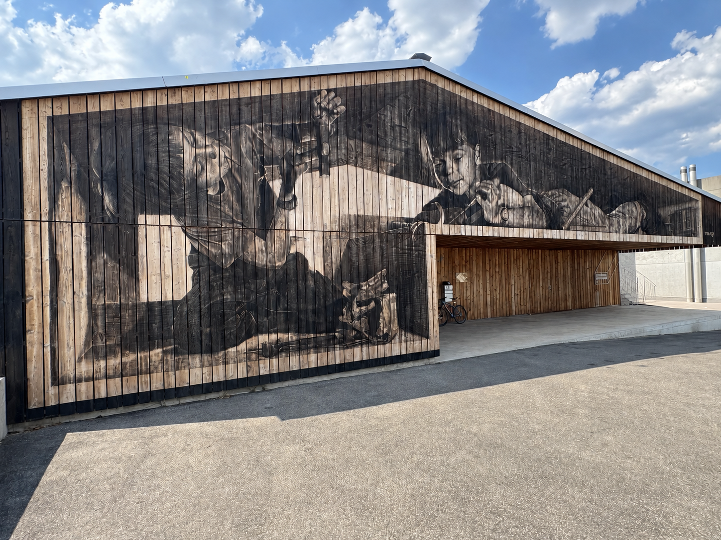 Forêt, charpente et atelier de travail du bois